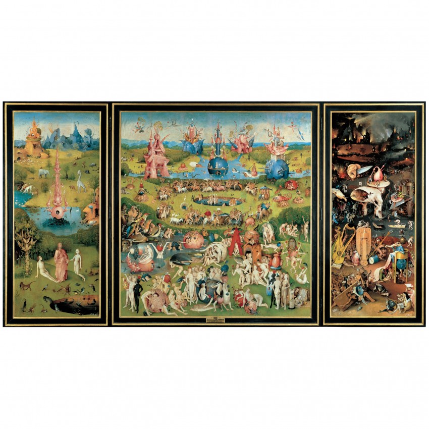 Cartel "El jardín de las delicias"                                                                                             