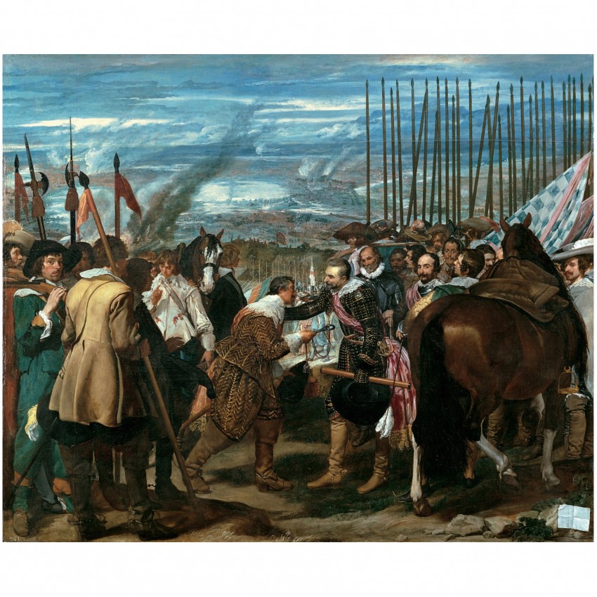 Cartel "La rendición de Breda o Las lanzas"                                                                                    