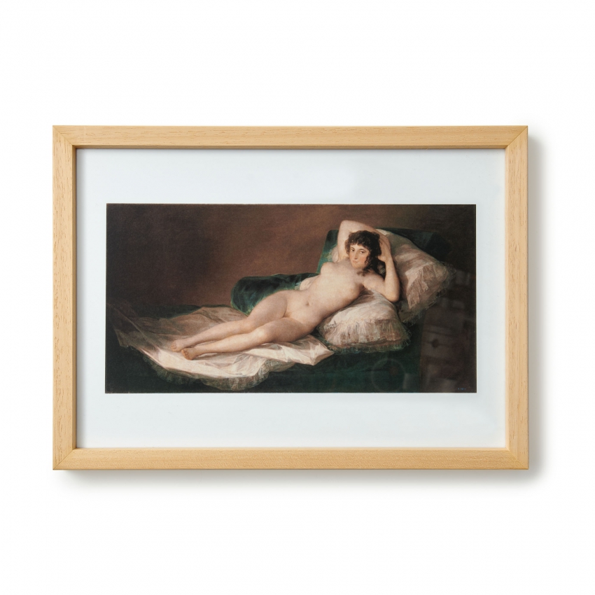 Impresión enmarcada "La maja desnuda"                                                                                          