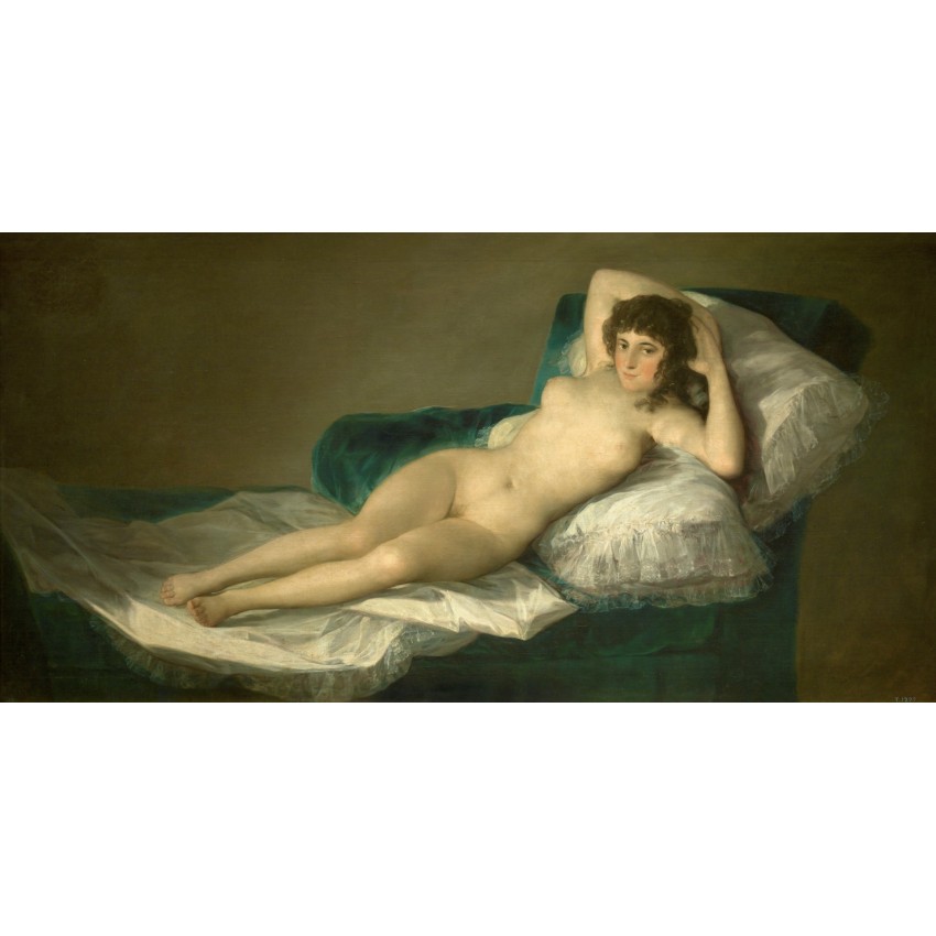 Lámina "La maja desnuda"                                                                                                       