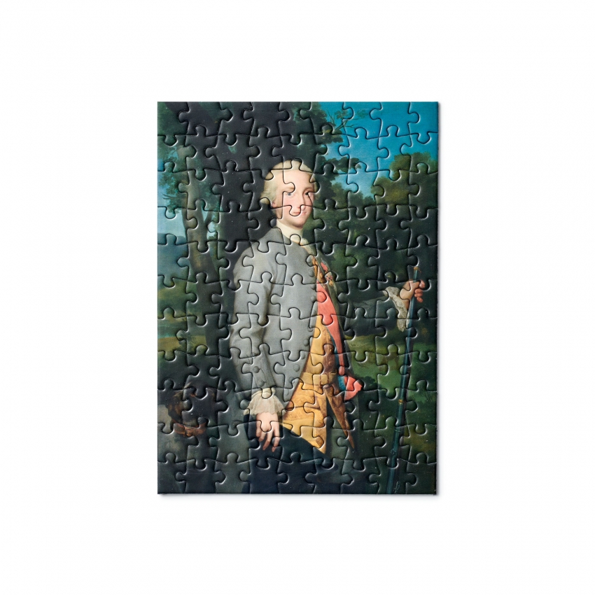 Postal puzzle "Carlos Antonio de Borbón"                                                                                       