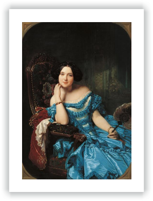 Retrato de doña Amalia de Llano y Dotres, condesa de Vilches                                                                   